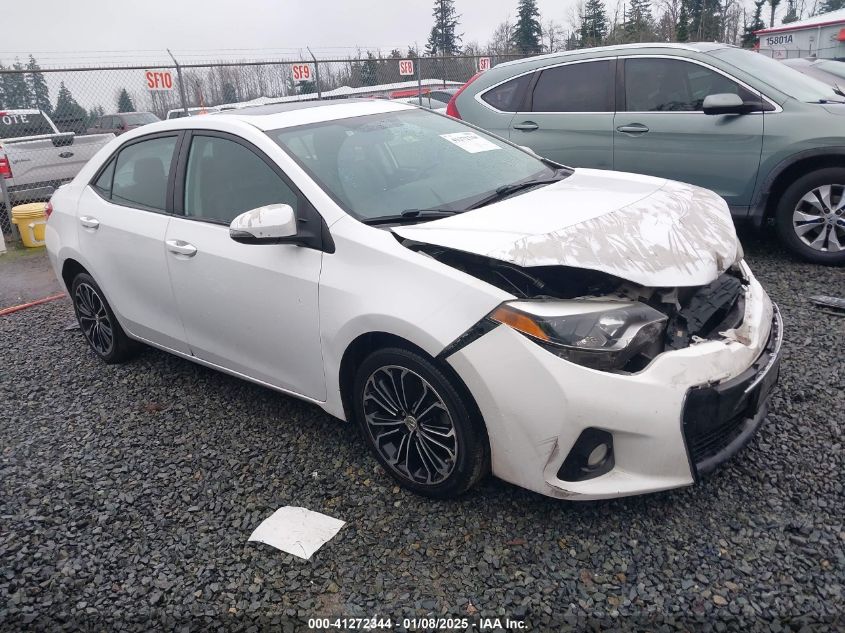 2015 TOYOTA COROLLA S PREMIUM - 2T1BURHE9FC230118