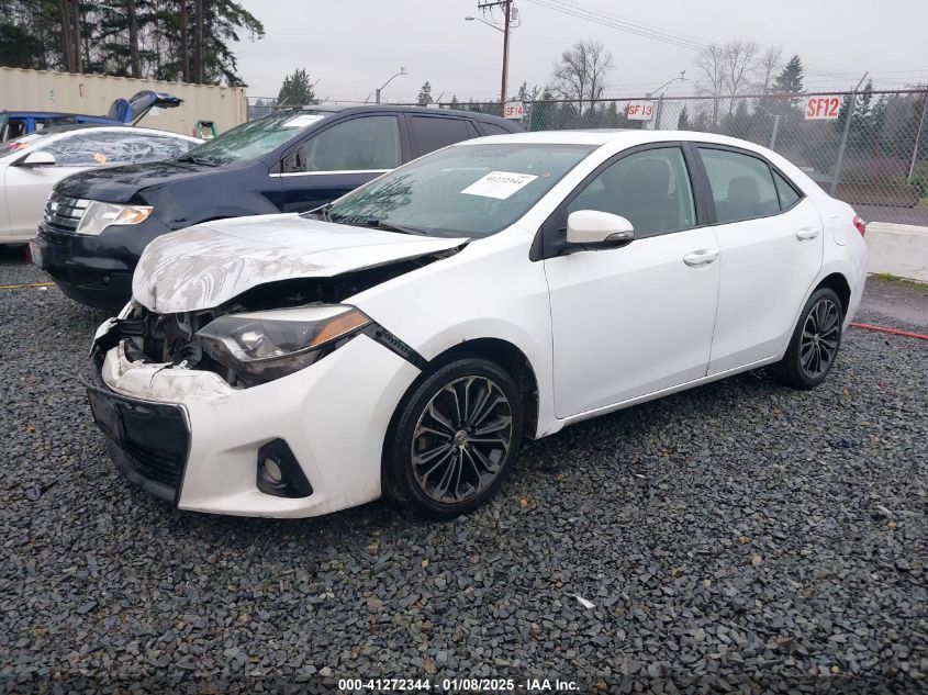 VIN 2T1BURHE9FC230118 2015 Toyota Corolla, S Premium no.2