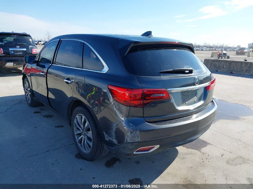 VIN 5FRYD3H42EB011685 2014 Acura MDX, Technology Pa... no.3