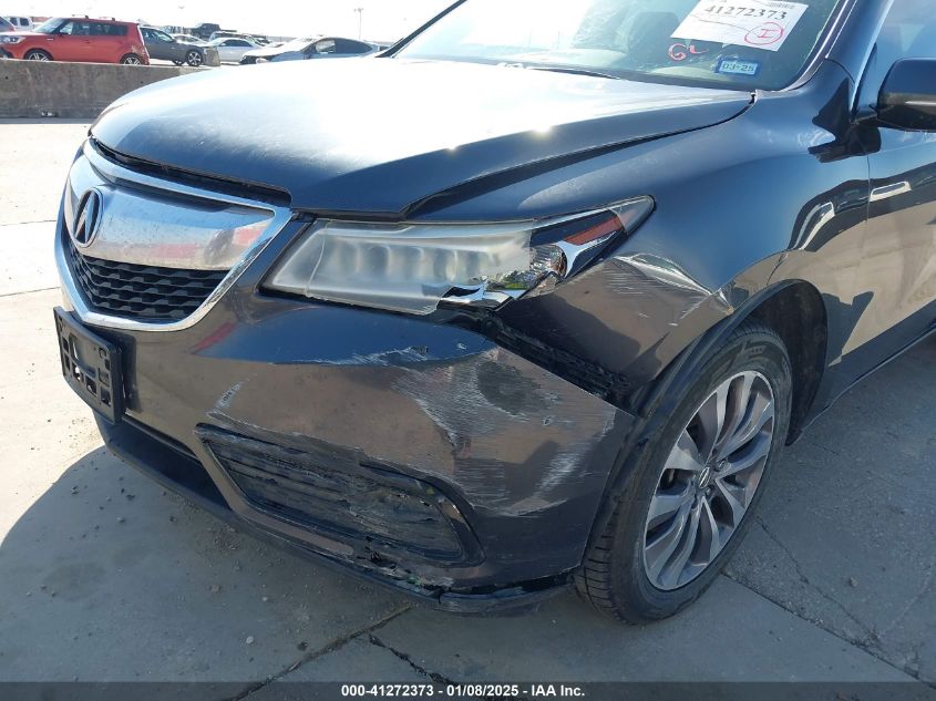 VIN 5FRYD3H42EB011685 2014 Acura MDX, Technology Pa... no.6