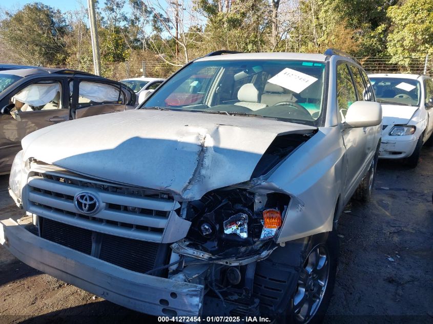 2004 Toyota Highlander Limited V6 VIN: JTEEP21A040049270 Lot: 41272454