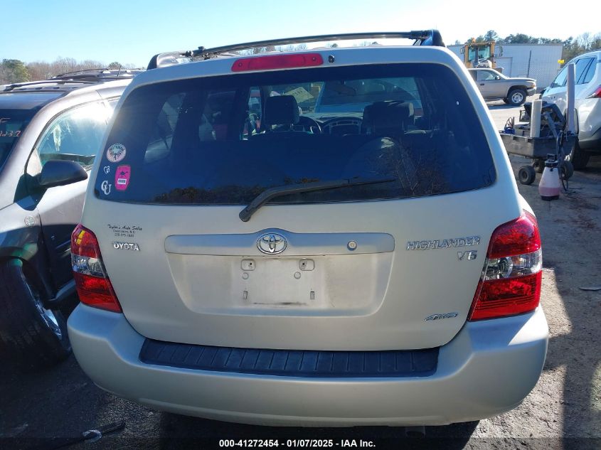 2004 Toyota Highlander Limited V6 VIN: JTEEP21A040049270 Lot: 41272454