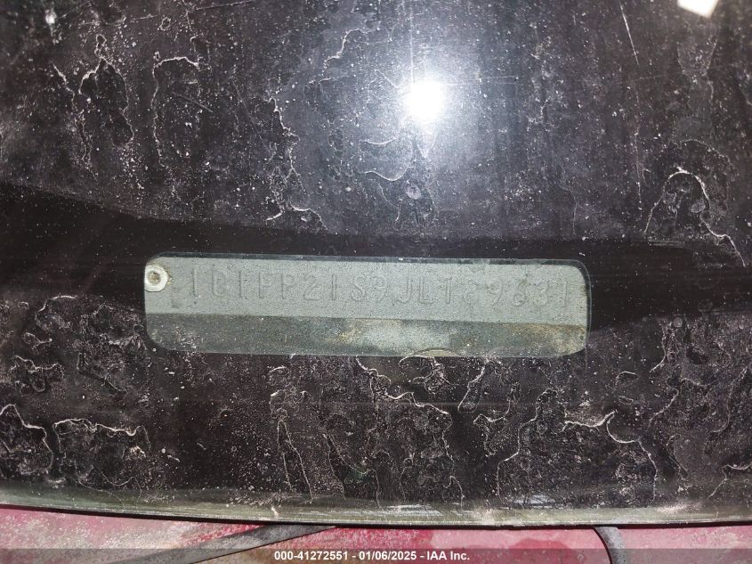 1988 Chevrolet Camaro VIN: 1G1FP21S9JL189631 Lot: 41272551