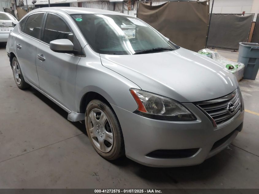 VIN 3N1AB7AP2DL780680 2013 Nissan Sentra, S no.1