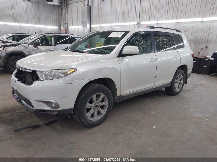 2013 TOYOTA HIGHLANDER VIN: 5TDBK3EH6DS248565