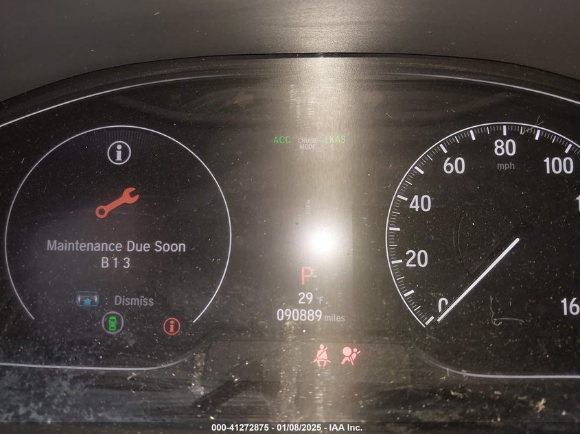 VIN 1HGCV1F31KA091090 2019 HONDA ACCORD SPORT
