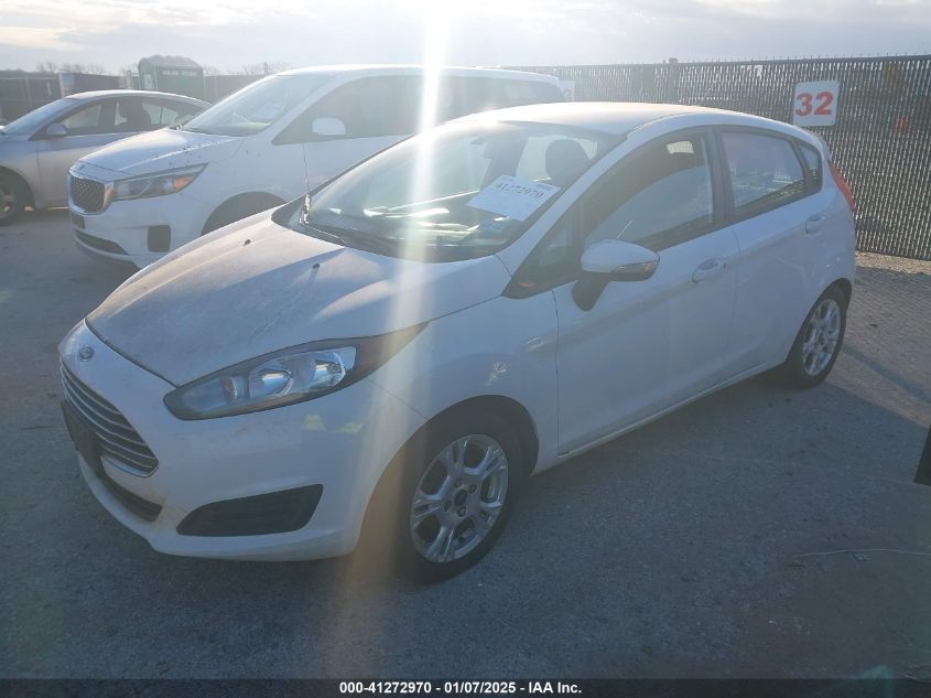 VIN 3FADP4EJ1EM102763 2014 Ford Fiesta, SE no.2