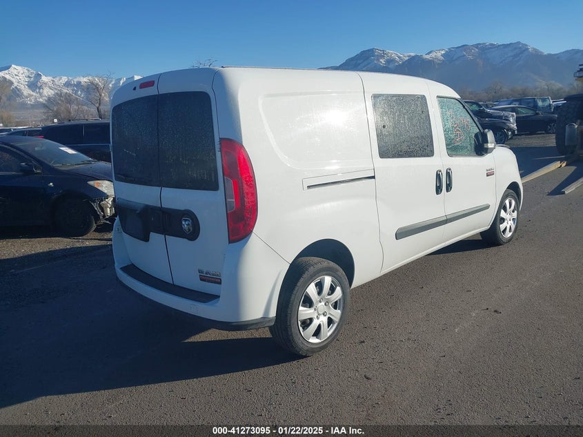 Vin: zfbhrfbb6k6m00500, lot: 41763446, ram promaster city tradesman slt 20194