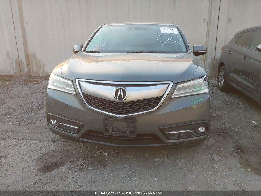 VIN 5FRYD4H42FB018644 2015 Acura MDX, Technology Pa... no.12