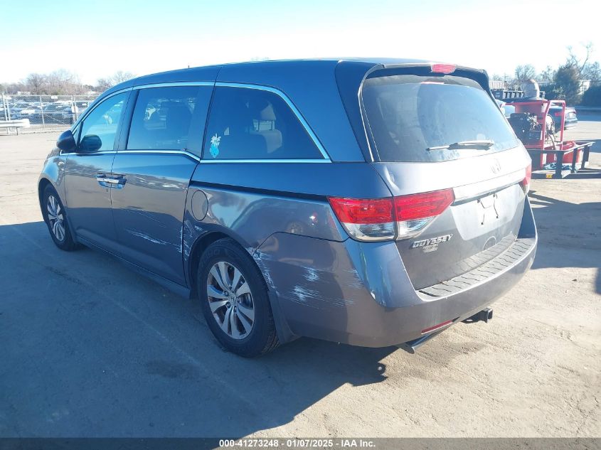 VIN 5FNRL5H41FB068126 2015 Honda Odyssey, EX no.3