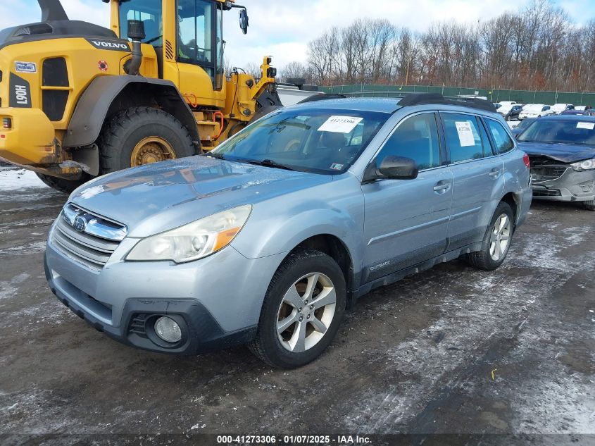 VIN 4S4BRCAC2E3292745 2014 Subaru Outback, 2.5I no.2