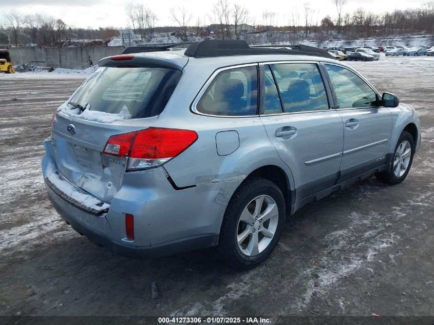 VIN 4S4BRCAC2E3292745 2014 Subaru Outback, 2.5I no.4