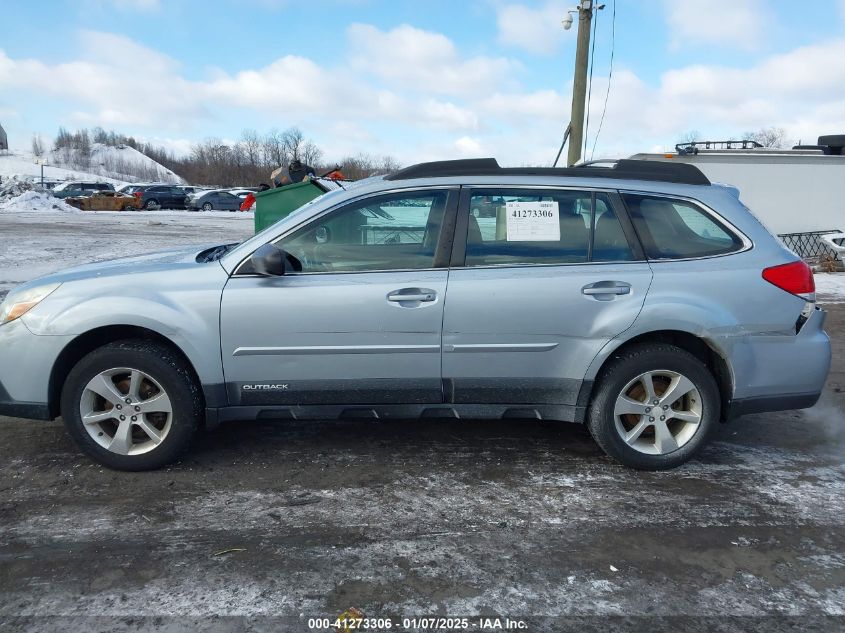 VIN 4S4BRCAC2E3292745 2014 Subaru Outback, 2.5I no.6