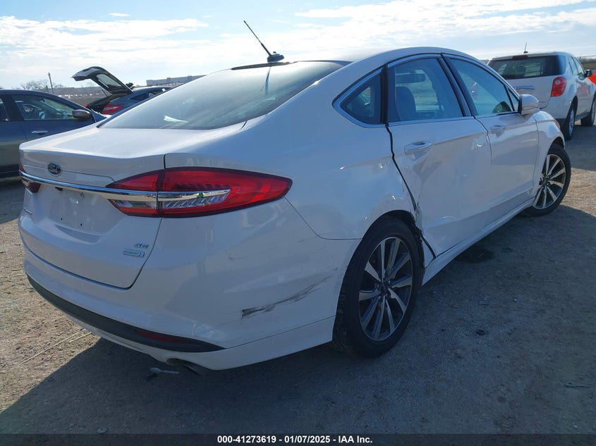 2017 FORD FUSION VIN: 3FA6P0HD9HR253560