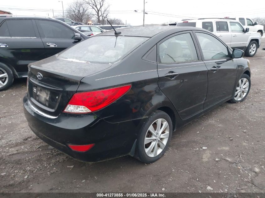 VIN KMHCU4AE3DU273821 2013 Hyundai Accent, Gls no.4