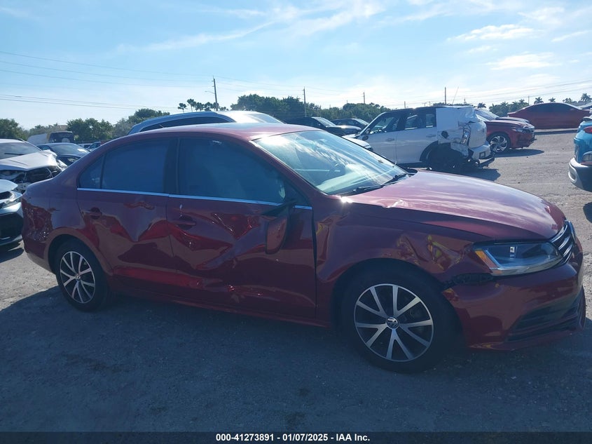 2017 VOLKSWAGEN JETTA VIN: 3VWDB7AJ3HM292860