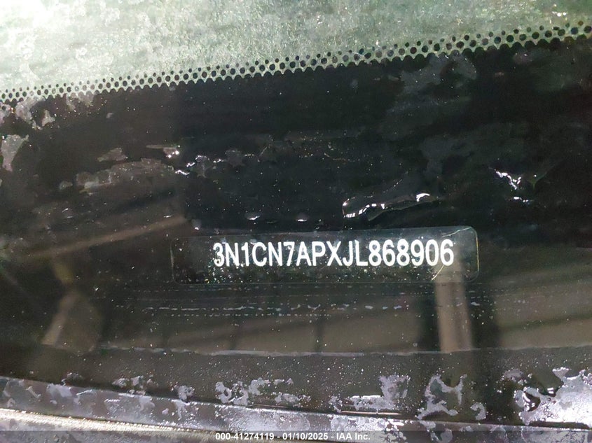 2018 NISSAN VERSA 1.6 SV - 3N1CN7APXJL868906