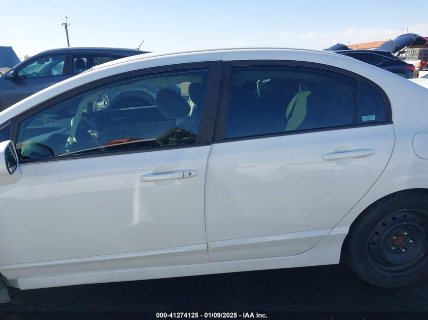 2009 HONDA CIVIC VIN: 1HGFA165X9L020334