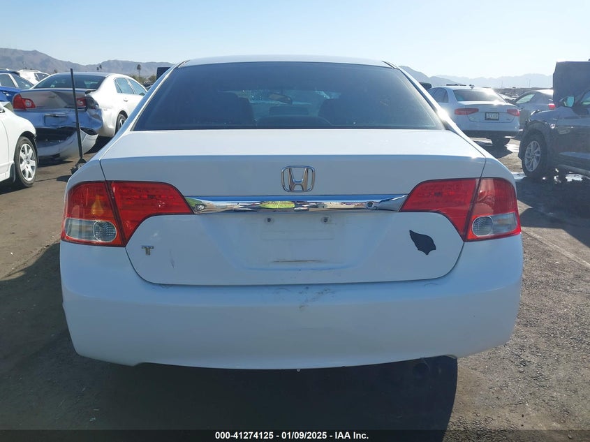 2009 HONDA CIVIC VIN: 1HGFA165X9L020334