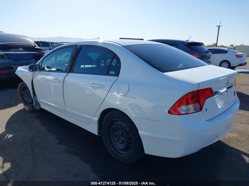 2009 HONDA CIVIC VIN: 1HGFA165X9L020334
