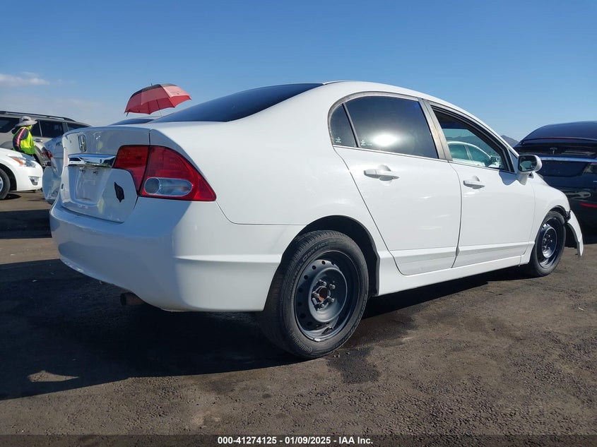 2009 HONDA CIVIC VIN: 1HGFA165X9L020334