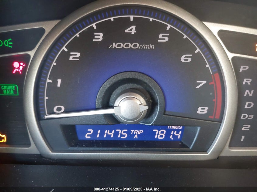 2009 HONDA CIVIC VIN: 1HGFA165X9L020334