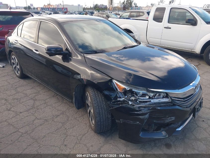 VIN 1HGCR2F72GA026348 2016 Honda Accord, EX no.1