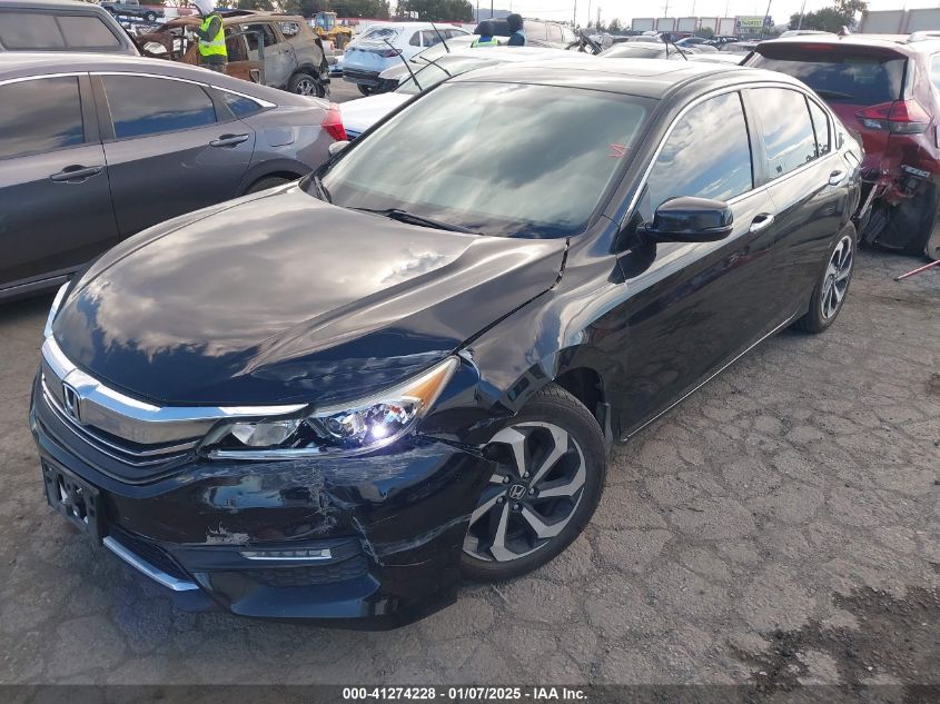 VIN 1HGCR2F72GA026348 2016 Honda Accord, EX no.2