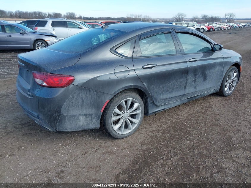 Vin: 1c3cccbb7fn748216, lot: 41764642, chrysler 200 s 20154