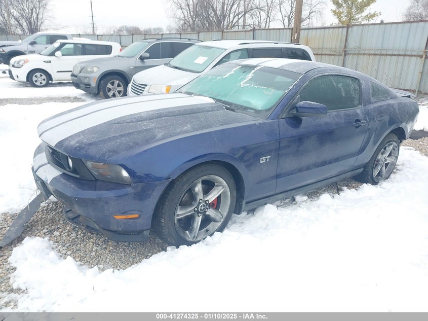 2010 FORD MUSTANG VIN: 1ZVBP8CH2A5176411