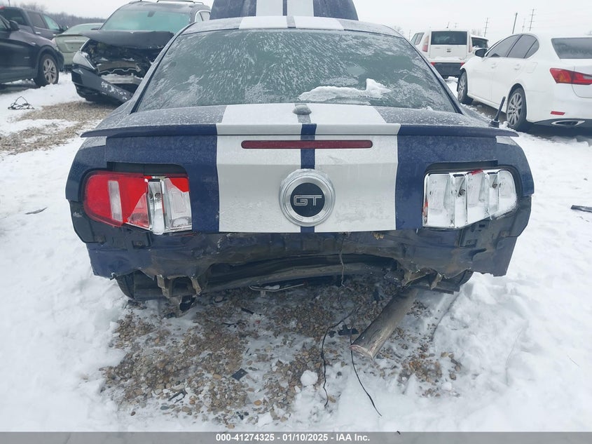 2010 FORD MUSTANG VIN: 1ZVBP8CH2A5176411