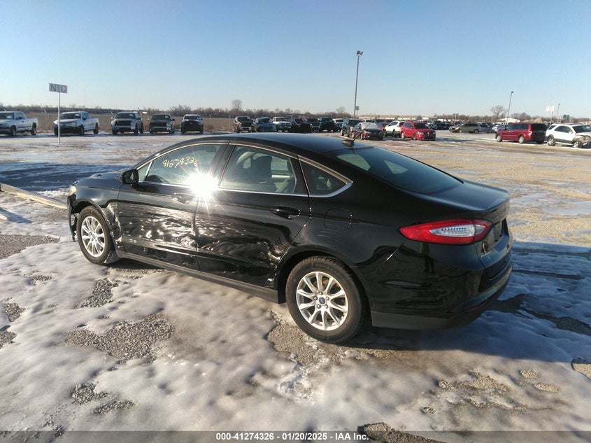 Vin: 3fa6p0g7xgr246370, lot: 41764677, ford fusion s 20163