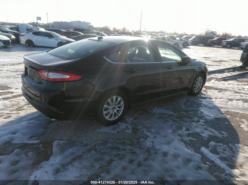 Vin: 3fa6p0g7xgr246370, lot: 41764677, ford fusion s 20164