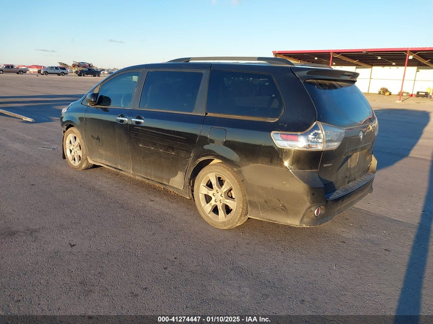 Vin: 5tdxk3dcxds398786, lot: 41764798, toyota sienna se 8 passenger 20133