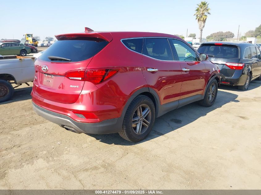 VIN 5XYZT3LB0HG432610 2017 Hyundai Santa Fe, Sport... no.4