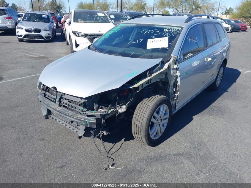 VIN 3VWML7AJ8DM665317 2013 Volkswagen Jetta, Sportw... no.2