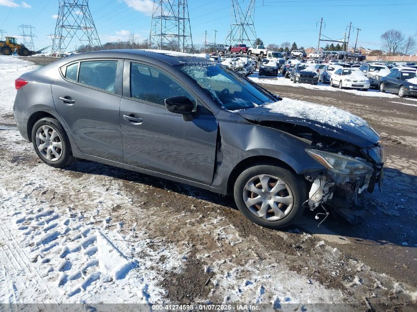 VIN JM1BM1T78F1257941 2015 Mazda 3, I Sv no.1