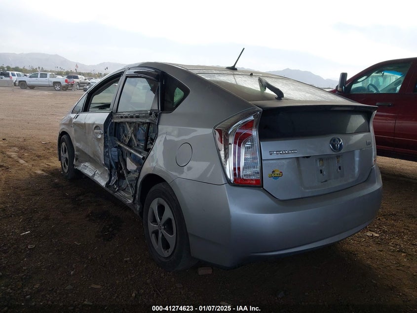 2012 TOYOTA PRIUS VIN: JTDKN3DU9C5537353