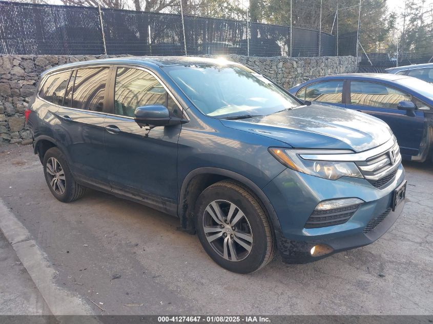 VIN 5FNYF6H34GB018015 2016 Honda Pilot, EX no.1