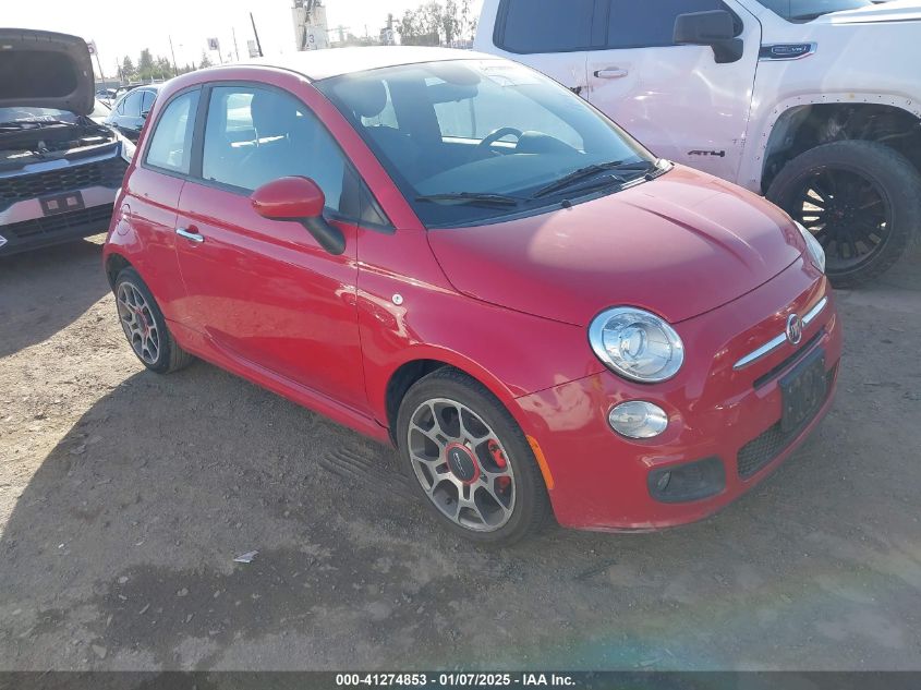 VIN 3C3CFFBR6DT740773 2013 Fiat 500, Sport no.1