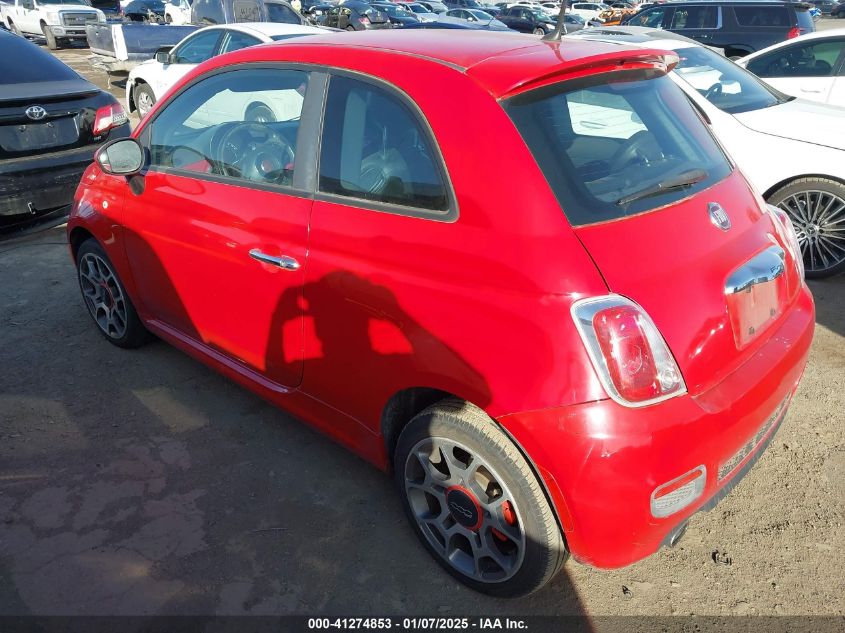 VIN 3C3CFFBR6DT740773 2013 Fiat 500, Sport no.3