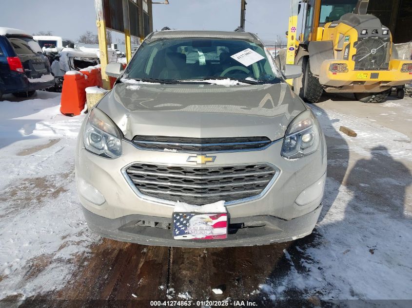2016 Chevrolet Equinox Lt VIN: 2GNALCEK0G1161610 Lot: 41274863