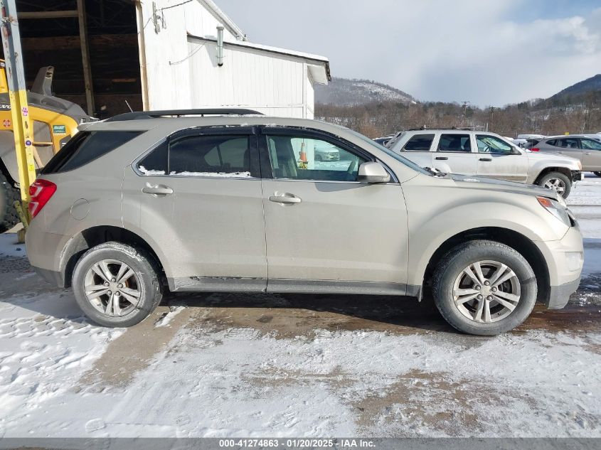 2016 Chevrolet Equinox Lt VIN: 2GNALCEK0G1161610 Lot: 41274863