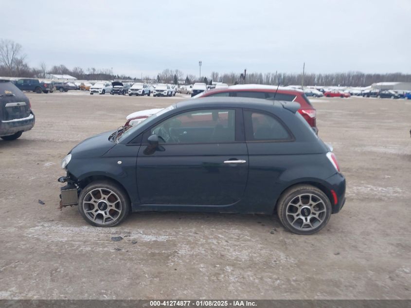 2018 Fiat 500 Pop VIN: 3C3CFFKH8JT378092 Lot: 41274877