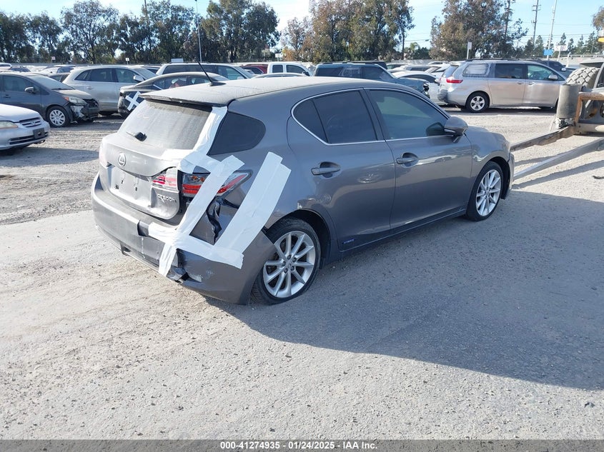 Vin: jthkd5bh2d2138628, lot: 41765286, lexus ct 200h 20134