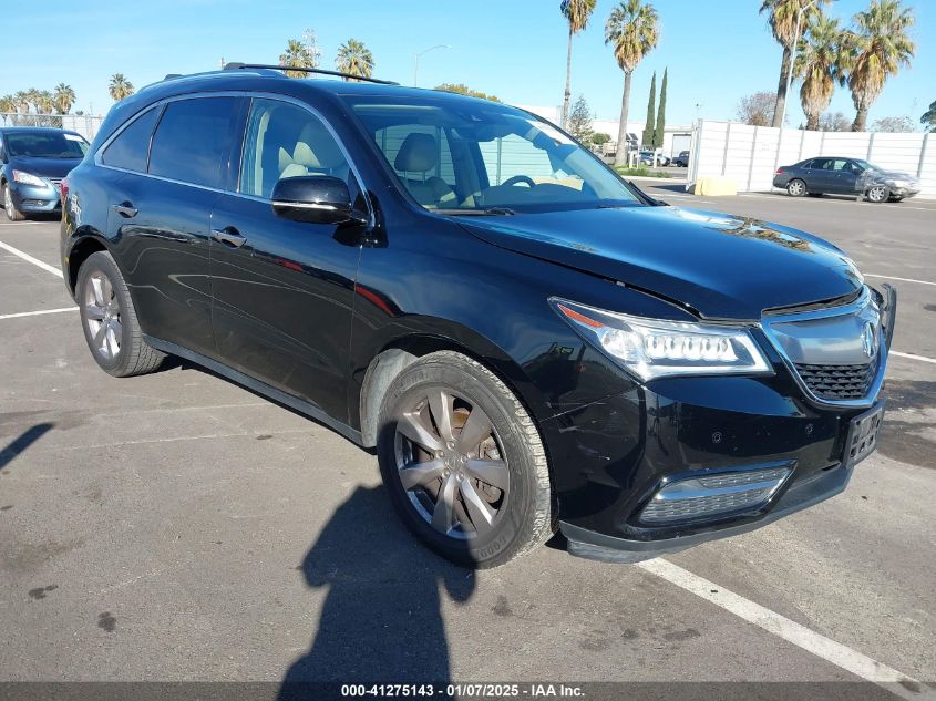 VIN 5FRYD4H97GB026543 2016 ACURA MDX no.1