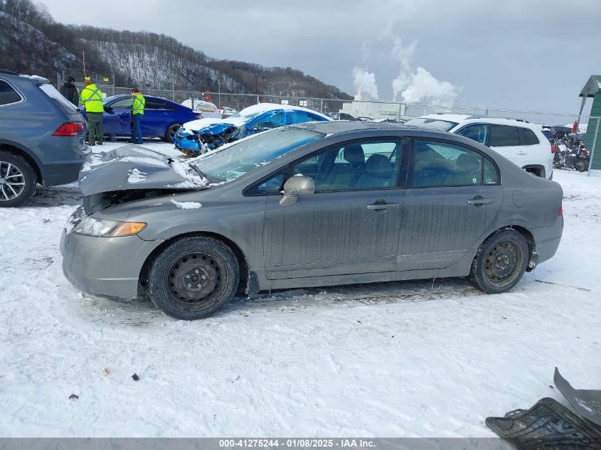2008 Honda Civic Lx VIN: 2HGFA16528H525621 Lot: 41275244
