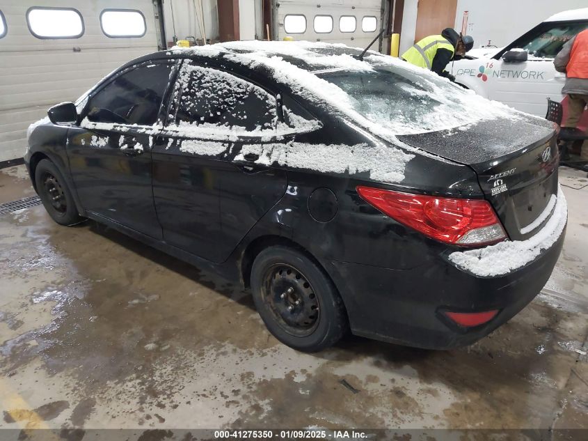 VIN KMHCT4AE7DU443696 2013 HYUNDAI ACCENT no.3