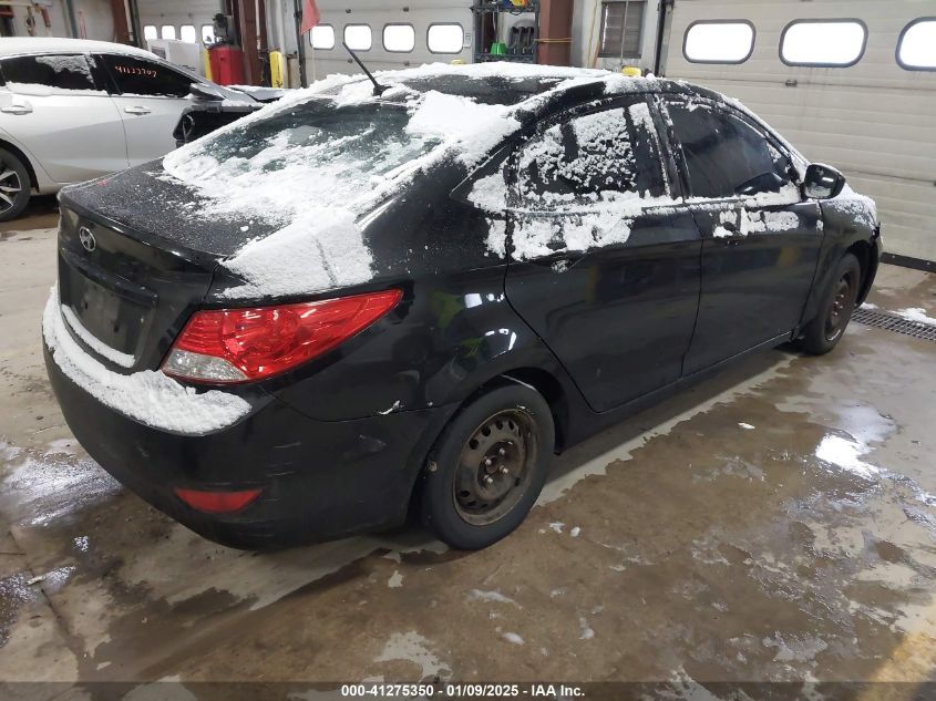 VIN KMHCT4AE7DU443696 2013 HYUNDAI ACCENT no.4