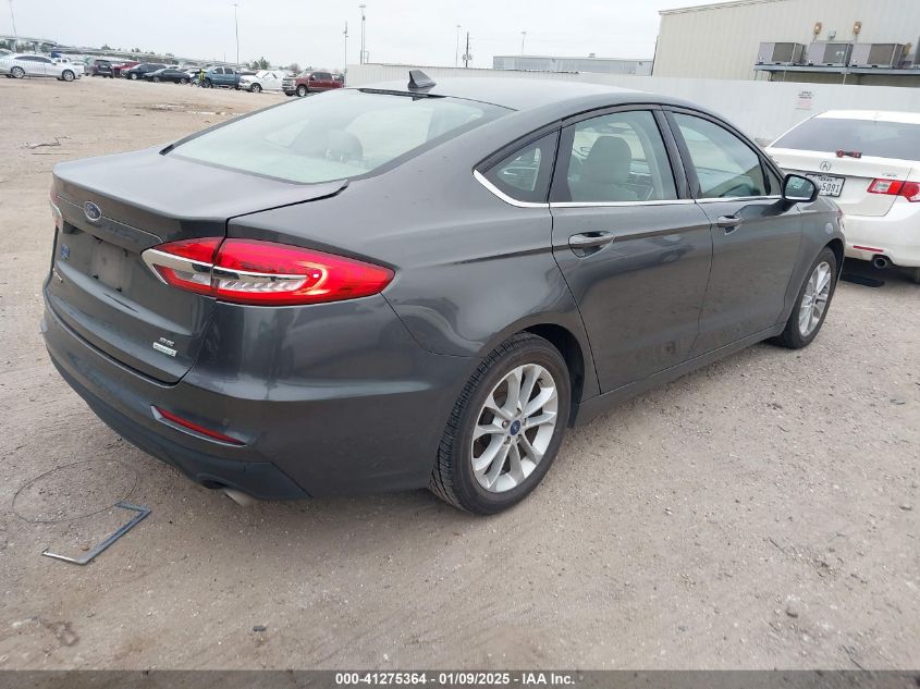 VIN 3FA6P0HD6LR191706 2020 Ford Fusion, SE no.4